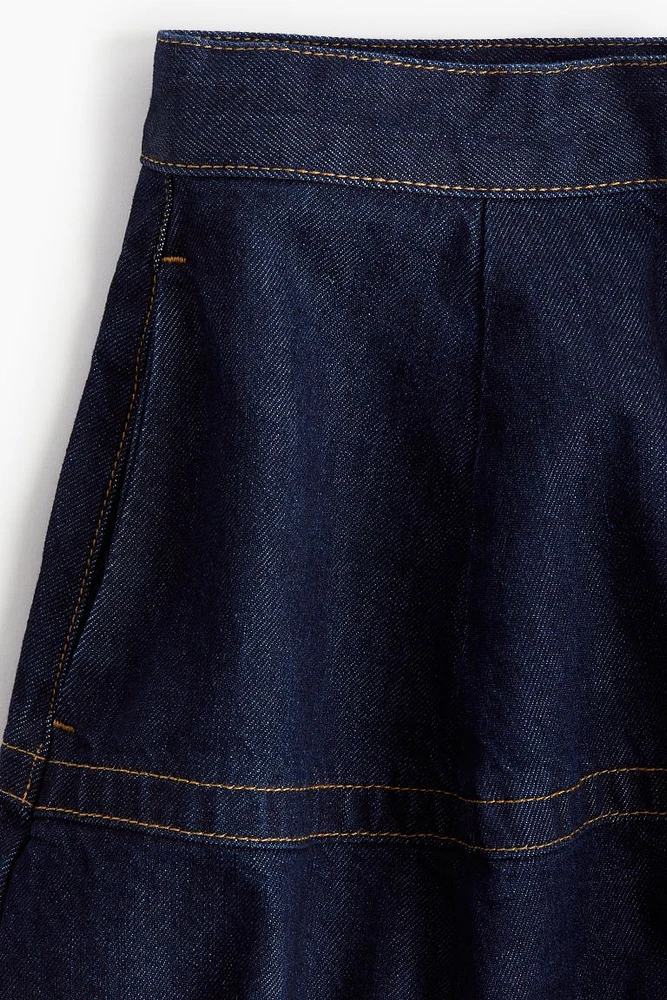 Denim Circle Skirt