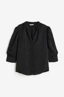 Stand-up Collar Blouse