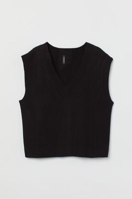 Ribbed Sweater Vest