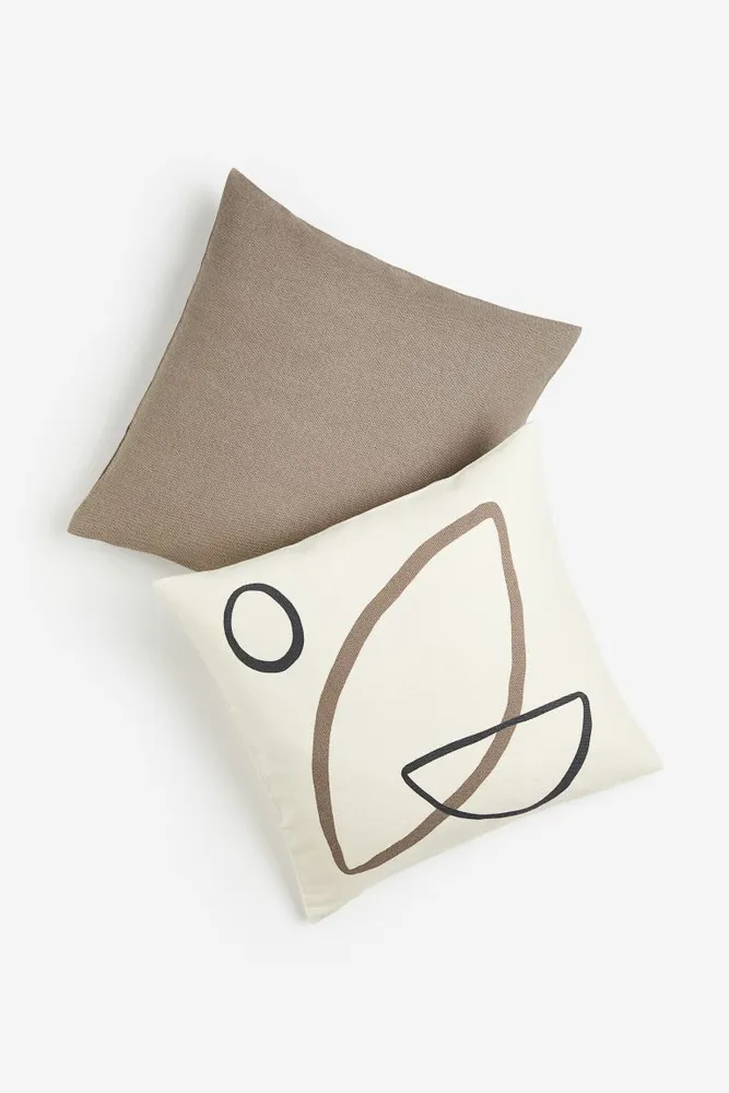 2-pack Cotton Cushion Covers