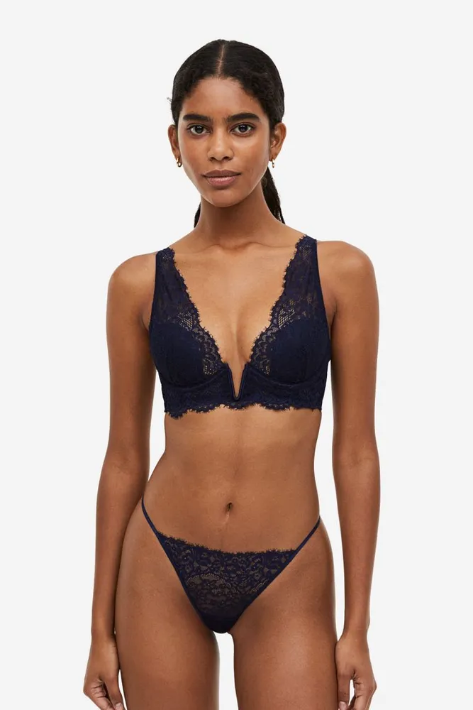 Padded Underwire Lace Bra