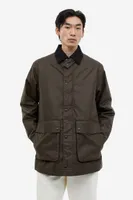 Loose Fit Water-repellent Canvas Jacket