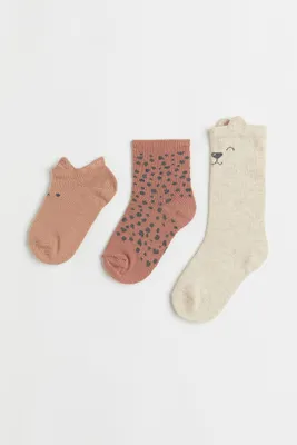 3-pack de calcetines variados