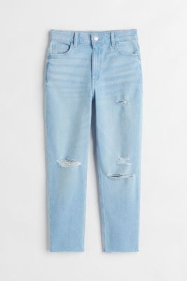 Relaxed Fit High Ankle Jeans