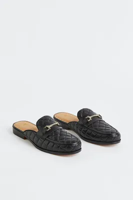 Quilted Mule Loafers