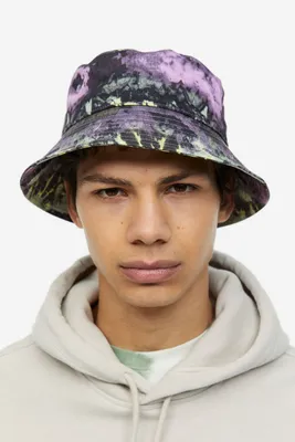 Patterned Cotton Bucket Hat
