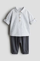 2-piece Shirt and Pants Set