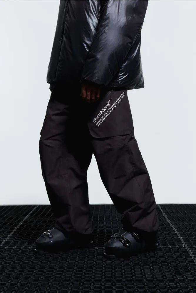ThermoMove™ Baggy Ski Pants - Black - Men