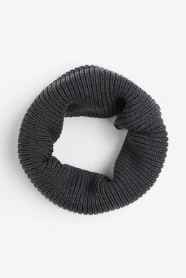 Rib-knit Tube Scarf