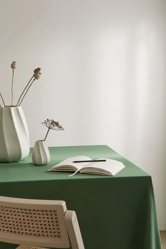 Linen-blend Tablecloth