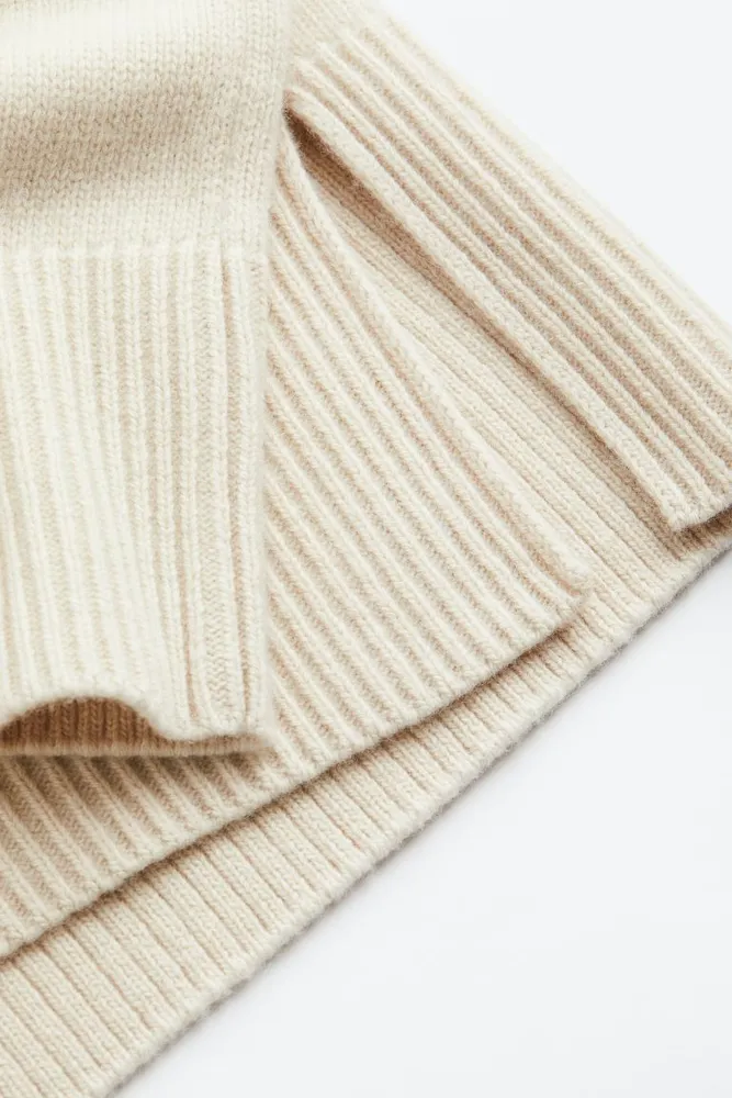Oversized Turtleneck Wool-blend Sweater