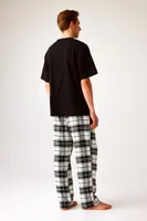 Relaxed Fit Pajama Pants