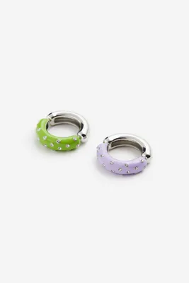2-pack Rhinestone-embellished Rings