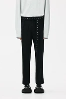 Wool Pants with Belt