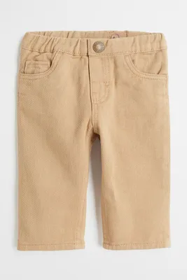 Pantalon tissu croisé de coton