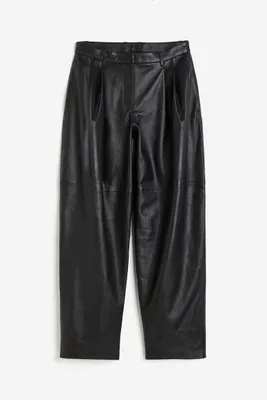 Relaxed Leather Pants