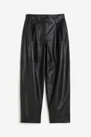 Relaxed Leather Pants