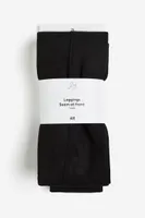 H&M Napped Leggings with Knee Seams