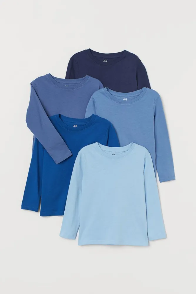 5-pack Long-sleeved T-shirts