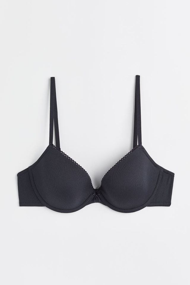 H&M Padded Mesh Underwire Bra