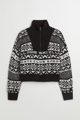 H&M+ Jacquard-knit Sweater