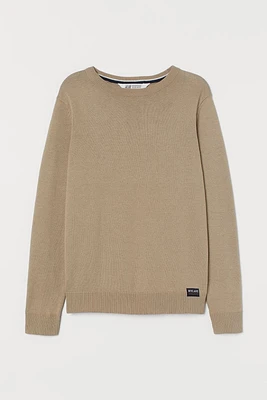 Fine-knit Cotton Sweater