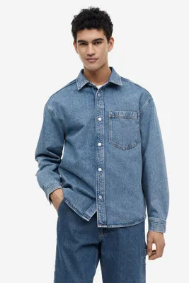 Surchemise Regular Fit en denim
