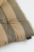 Striped Cotton Seat Cushion