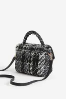Textured-weave Crossbody Bag
