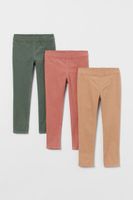 3-pack Corduroy Treggings