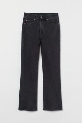 Flared High Ankle Jeans