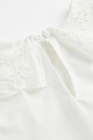Blouse with Eyelet Embroidery