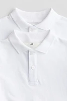 2-pack Cotton Polo Shirts