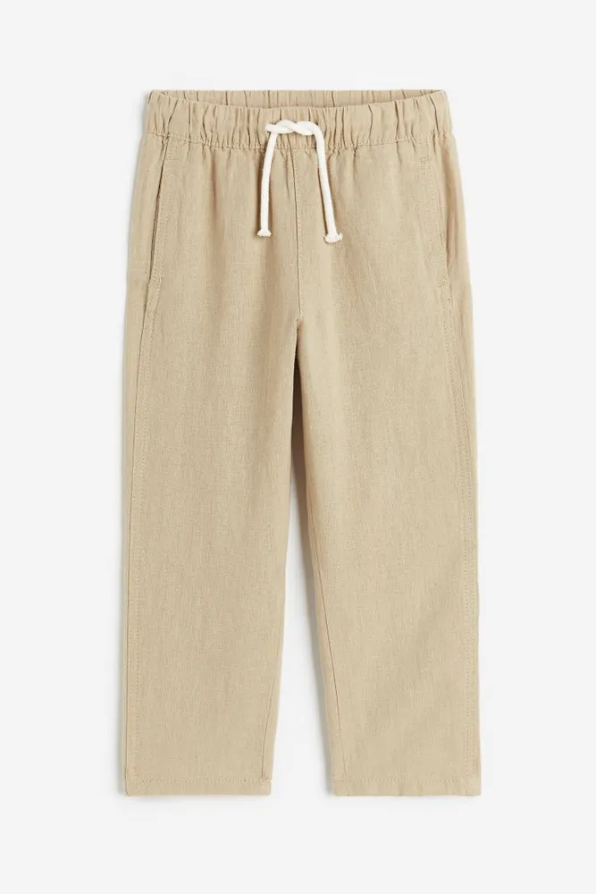Linen-blend Pull-on Joggers