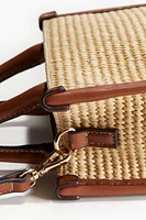 Crossbody Straw Bag