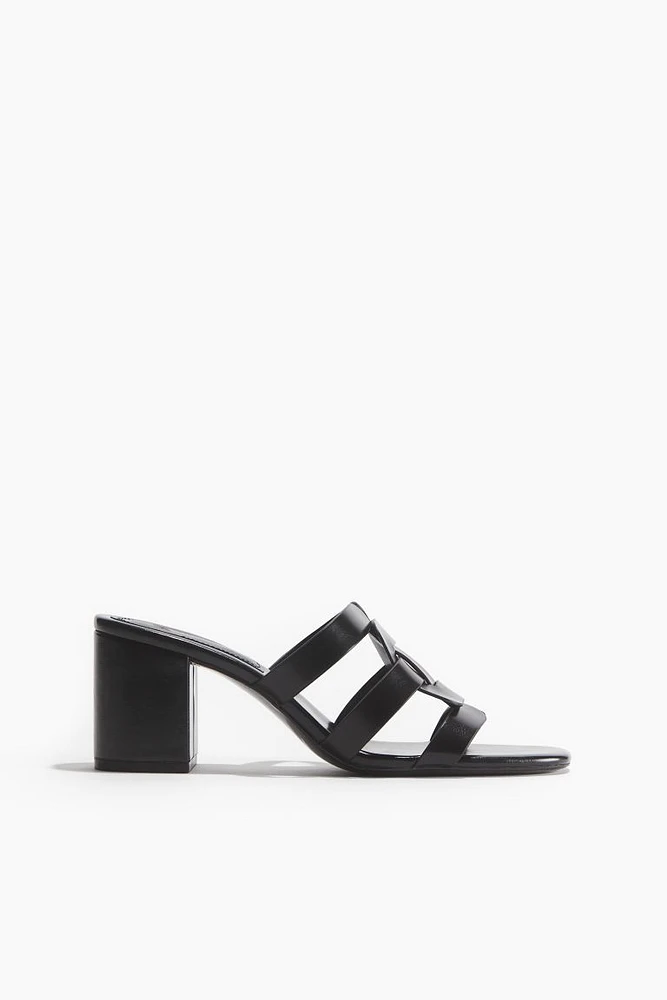 Block-heeled Sandals