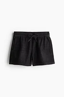 Denim Pull-on Shorts