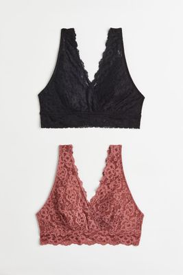 MAMA 2-pack Lace Nursing Bras