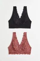 MAMA 2-pack Lace Nursing Bras