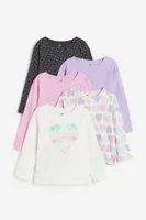 5-pack Long-sleeved Tops