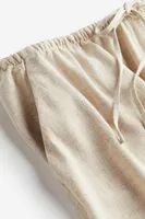 H&M+ Linen-blend Pull-on Shorts
