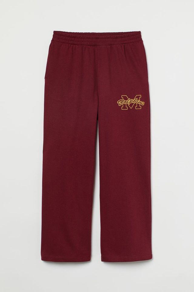 H&M+ Wide-leg Sports Joggers