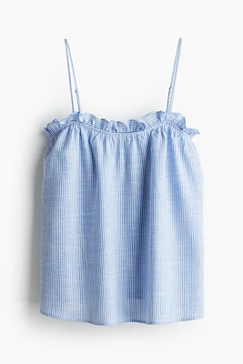 Ruffle-trimmed Camisole Top
