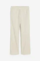Loose Fit Linen-blend Pants