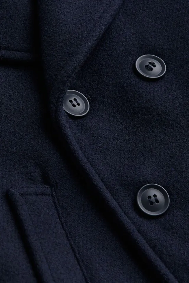 h&m peacoat