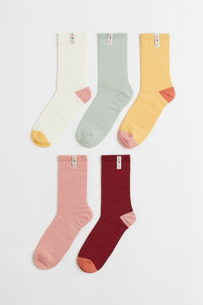 5-pack Ribbed Socks