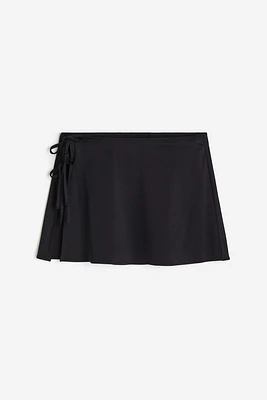 Tie-detail Swim Skirt
