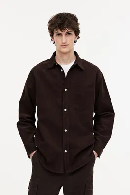 Relaxed Fit Corduroy Shirt