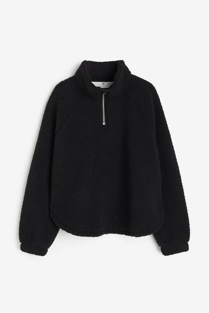 Pile Half-zip Sweatshirt