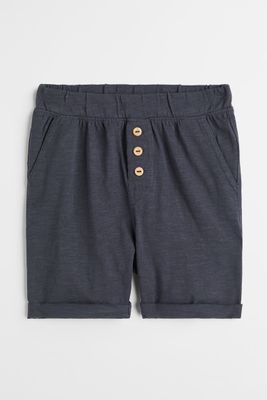 Slub Cotton Shorts